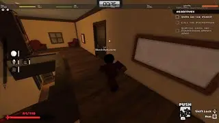 My man's tried to slime me on a horror Roblox GAME