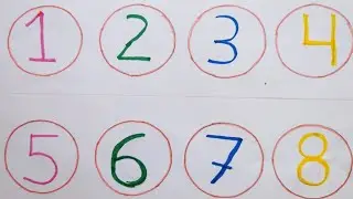 Counting Numbers | write and read numbers | 123 learning for kids | 1-18 | 123 counting for kids