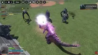 Roblox Kaiju multiverse Evolved Godzilla vs massive teamers