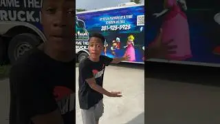 Dad gets mad and makes kids get out of the gaming truck #shorts