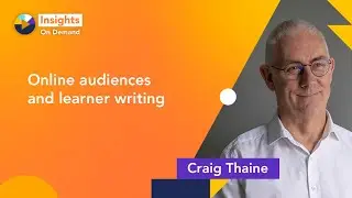Online audiences and learner writing with Craig Thaine