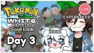 Blind Pokemon White Nuzlocke Soul Link bc I'm a freak (day 3)