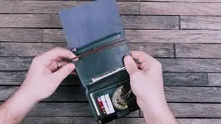 Galen Leather Passport Size Wallet Insert for Travelers Notebook