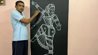 How to draw a classical dancer drawing ||💃 #classicaldance #art #drawingideas #viralart