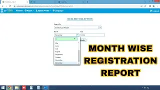 Vahan portal par month wise registration kaise dekhen