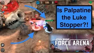 Stopping Luke with Palpatine!! Star Wars: Force Arena - Episode 2