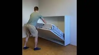 Горизонтальная шкаф-кровать трансформер