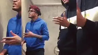 August alsina singing with jordon baker 😍😍