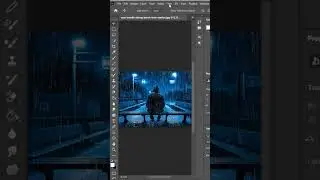 How to add rain effect in Photoshop - Photoshop Tutorial Pt 27