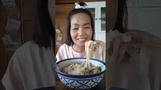 มื้อนี้ได้ก๋วยเตี๋ยวพะโล้กับผักสดที่ปลูกเองค่ะ#ขอบคุณทุกไลค์ #มือใหม่ 