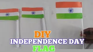 DIY || Flag making with Paper || Independence Day Flag || Kids Craft