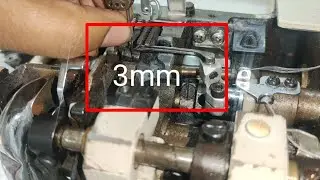 how to MF-7923D flat lock lopper needle timing A to Z right way