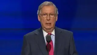 U.S. Senator Mitch McConnell speaks at RNC