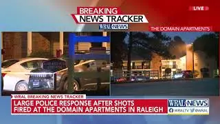 Large police presence at Raleigh apartment complex near New Hope Road after shots fired