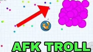 AGAR.IO - AFK troll [solo] TROLL