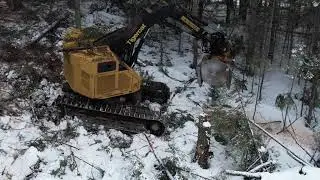 Tigercat LX830D Feller Buncher; is it up to the task in mature timber?