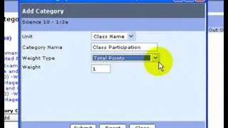 CBE TeacherLogic Grade Book -- Class Setup without a Template -- Part 3 Categories