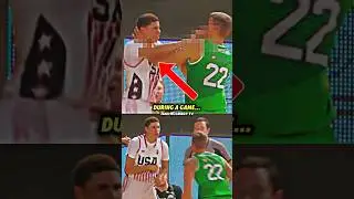 ЛаВар Болл кричит на Ламело за то, что тот размахивал руками во время игры 😳