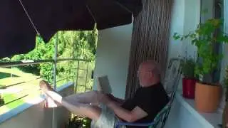 Ferien auf dem Balkon