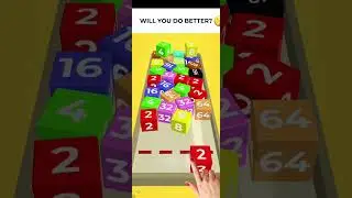 Chain Cube 2048: 3D Merge Game ad & demo play encore (iOS Android)