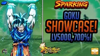 SHOWCASE: F2P SPIRIT BOMB GOKU LV5000, 700%! BANDAI ZENKAI LF HIM PLEASE! | DragonBall Legends | PvP
