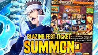 GETTING A NEW BLAZING FEST UNIT! Blazing Fest Ticket Summons | Naruto Ultimate Ninja Blazing