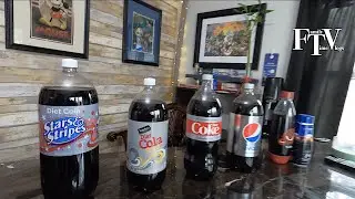 Soda Taste Test Challenge Brand Name Game. Coke vs Pepsi Soda stream vs Imitation. Results SHOCKING