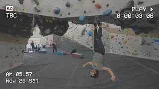 HANDS FREE&hellip;.TOEHOOK?! (Indoor rock climbing)