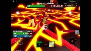 Roblox - Blade Quest- Dragon Den Medium Boss