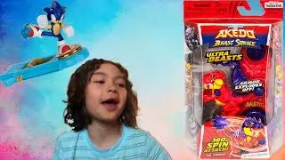 Akedo Beast Strike Ultra Beasts Unboxing! Battlerex Tailwhip!!