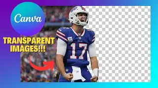 How To Create a Transparent Image FAST with Canva!  A Step-by-Step Guide