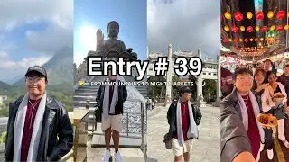 Entry #39 || Hong Kong Trip &bull; Day 6 : Solo Paths, Big Buddha & Night Market Feels 🏔️🙏✨