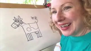 How to draw a cow with Lydia Monks.