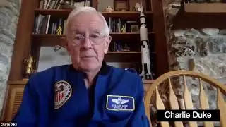 LifeStories TV LIVE CHARLIE DUKE Part 1 - Landing On The Moon Video from 1971!