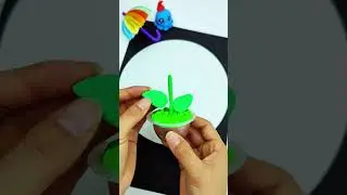 Quick Craft: Make Your Cute Sunflower in Half a Minute  #diy #plasticine #craft #plasticinecrafts