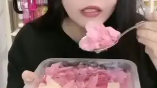 EXTREMELY PAPER THIN ICE EATING 🧊🧊🧊 #iceeatingasmr #freezerfrost #frosteating #frost #ice