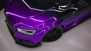 AUDI RS3 - Purple chrome fade wrap