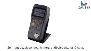 Handmessger&auml;t f&uuml;r Materialst&auml;rke im Echo-Echo-Verfahren | SAUTER TN-EE
