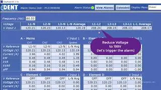 ViewPoint HD Software - Phase Loss Alarm Feature Walkthrough
