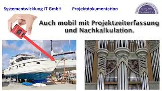 Automatische Projektdokumentation mit der Erfassung aller Tätigkeiten mit dem Mini Barcode Scanner.