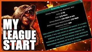My Burning Arrow Chieftain League Start - NOT a Guide [PoE 3.16]