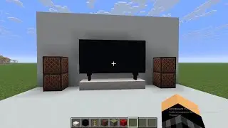 Как сделать декоративный телевизор в майнкрафт!!!!!