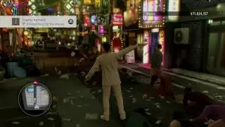 Yakuza 0 - Make it Rain & Worked Hard for the Money Trophy