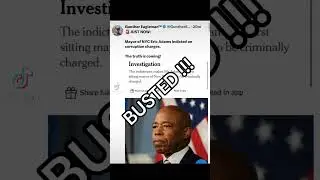 KAAABBBBOOOMMMM !!! Mayor Of NYC Eric Adams Indicated On CORRUPTION CHARGES ! #BUSTED #nyc #NEWS