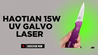 Haotian 15W UV Galvo Laser | High Precision Marking & Engraving Demo