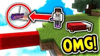 KNOCKBACK STICK CHALLENGE! (Minecraft Bed Wars)