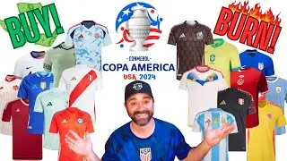 Ranking EVERY Copa America 2024 Kit!