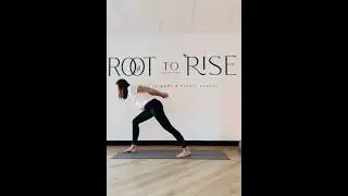 Chair pose to warrior 1 for pelvic and core stability with Dr. Jenn of Root To Rise PT