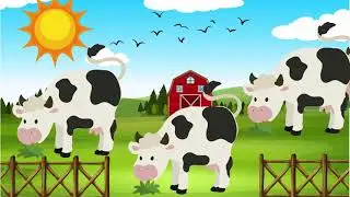 Happy Cow Song 🐄🎶 | Fun Farm Animal Song for Kids!