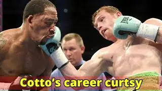 Cotto&rsquo;s career curtsy